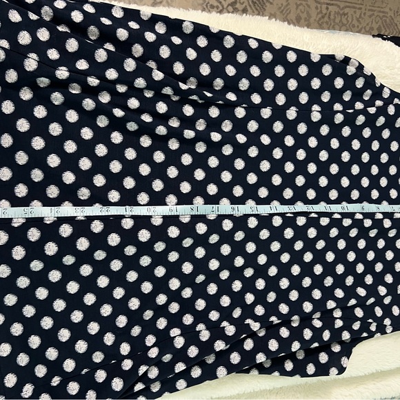 Charter club sleeveless top. Size xl. Blue with white polka dotes. - Picture 6 of 6